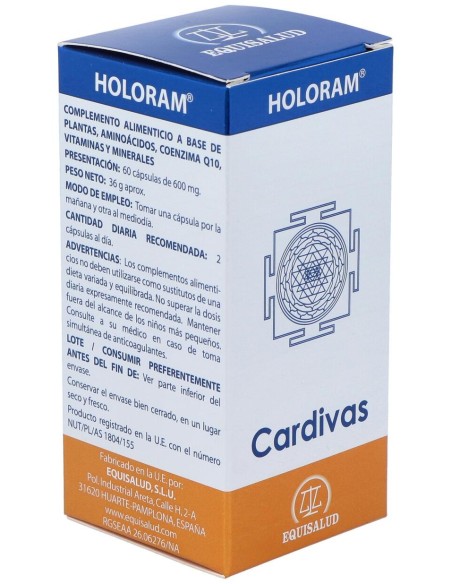 Holoram Cardivas 60Cap.