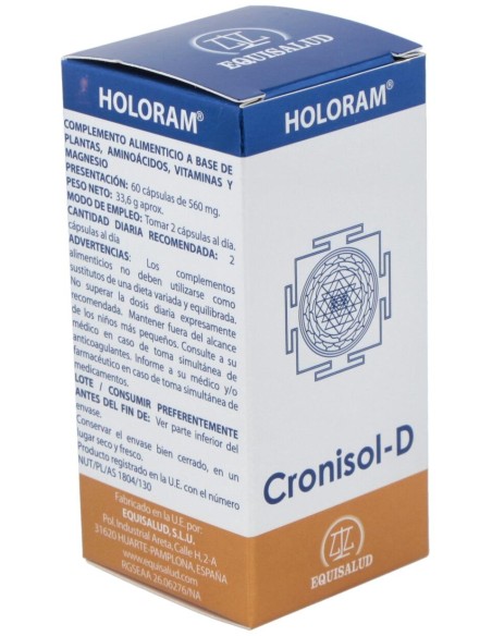 Holoram Cronisol-D (Cronidol) 60Cap.