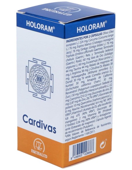 Holoram Cardivas 60Cap.