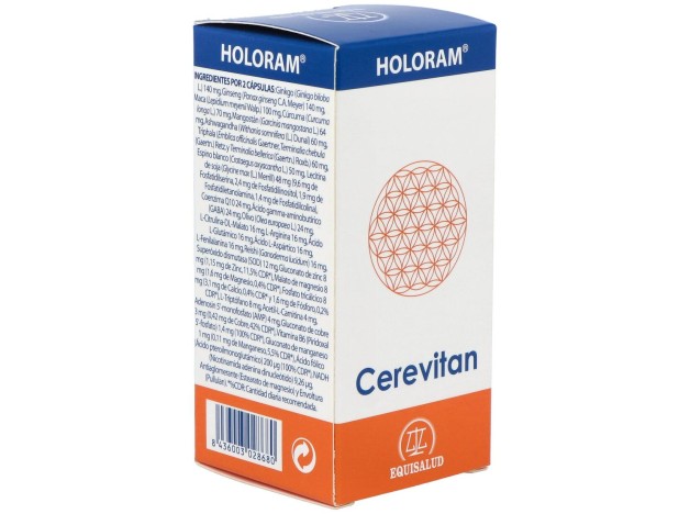 Equisalud Holoram Cerevitan 60 Cápsulas