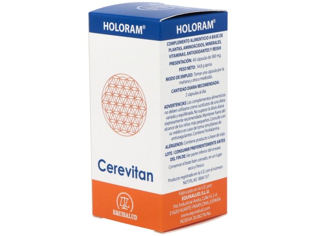 Equisalud Holoram Cerevitan 60 Cápsulas