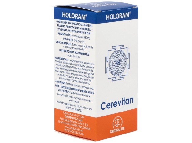 Equisalud Holoram Cerevitan 60 Cápsulas