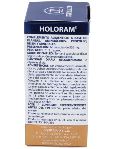 Holoram Rinusin 60Cap.