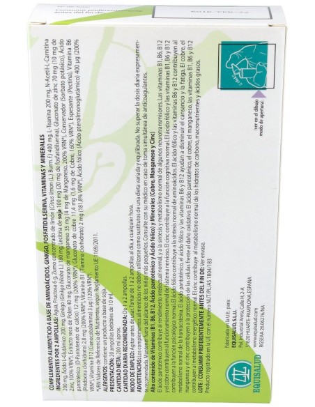 Holomega Brainet 20 Ampollas
