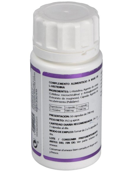 Holomega L- Histidina 50Cáps