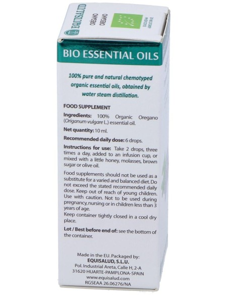 Bio Essential Oils Oregano Ac. Esencial 10Ml.