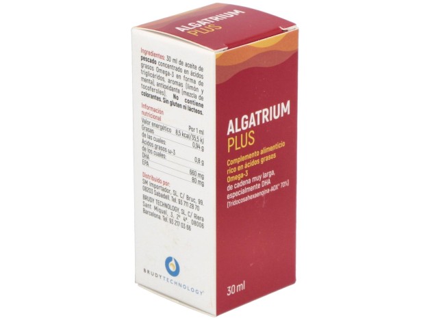 Algatrium Plus Liquido (Dha 70%) 30Ml.