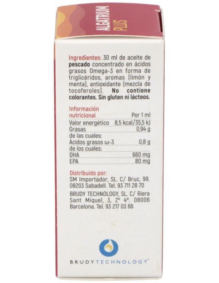 Algatrium Plus Liquido (Dha 70%) 30Ml.