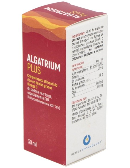 Algatrium Plus Liquido (Dha 70%) 30Ml.