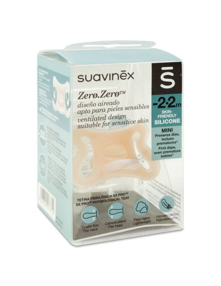 Suavinex Chupete Silicona -2 A 2 Meses Zero Zero