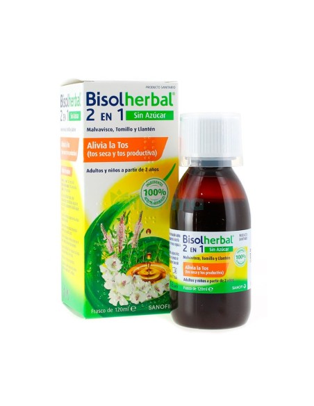 Bisolherbal Tos Seca Y Productiva 120 Ml Sin Azúcar