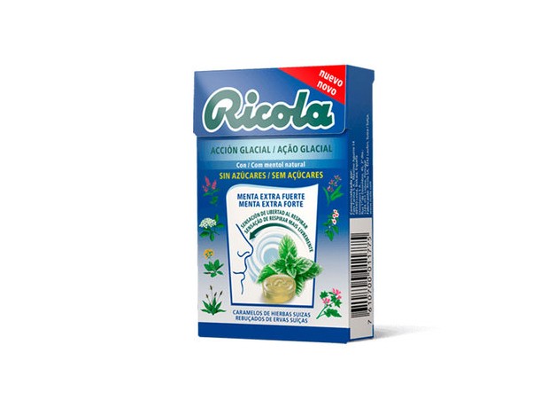 Ricola Caramelo Menta Extra Fuerte Sin Azucar