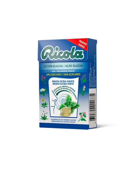 Ricola Caramelo Menta Extra Fuerte Sin Azucar