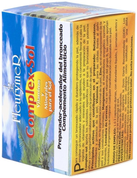 Complex Sol Vitaminas+Minerales Para El Sol 60Cap.