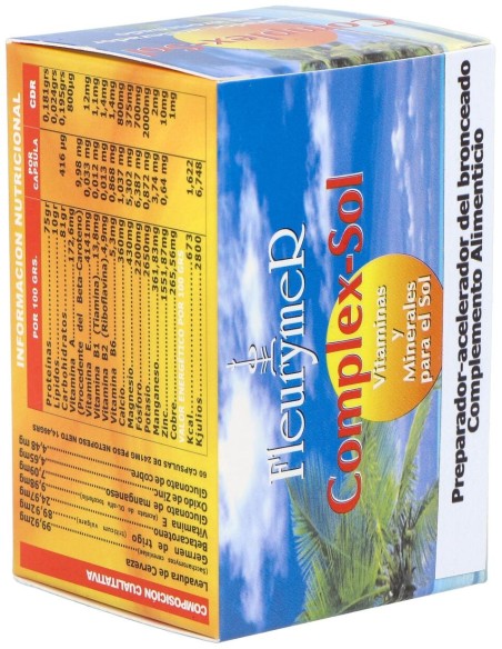 Complex Sol Vitaminas+Minerales Para El Sol 60Cap.