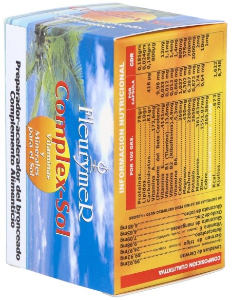 Complex Sol Vitaminas+Minerales Para El Sol 60Cap.
