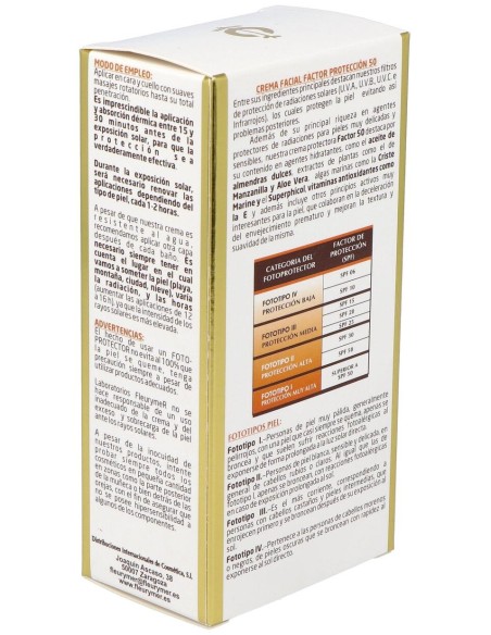 Fleurymer Crema Solar Facial Spf50 80Ml