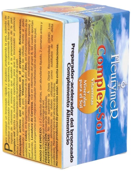 Complex Sol Vitaminas+Minerales Para El Sol 60Cap.