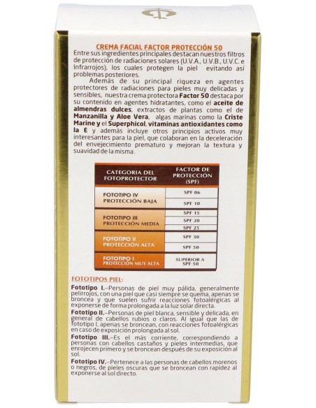 Fleurymer Crema Solar Facial Spf50 80Ml
