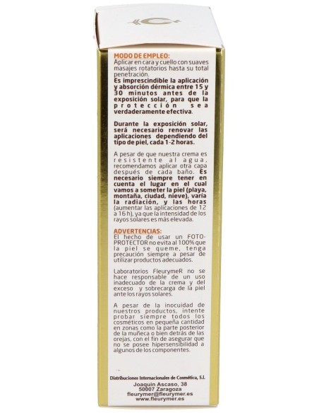 Fleurymer Crema Solar Facial Spf50 80Ml