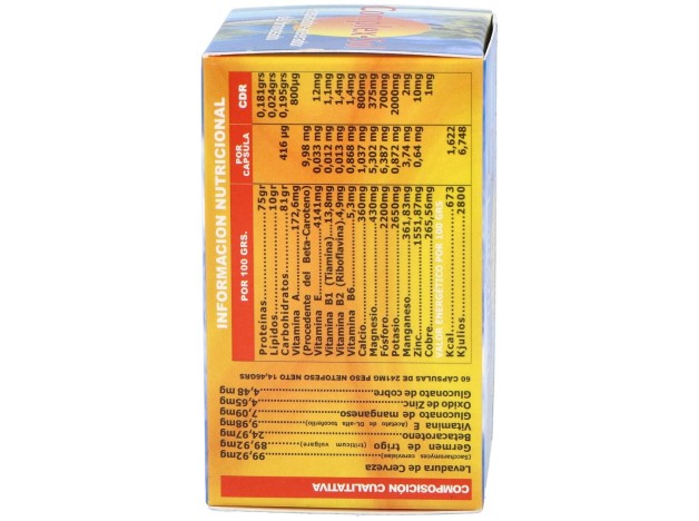 Complex Sol Vitaminas+Minerales Para El Sol 60Cap.