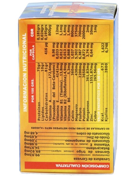 Complex Sol Vitaminas+Minerales Para El Sol 60Cap.