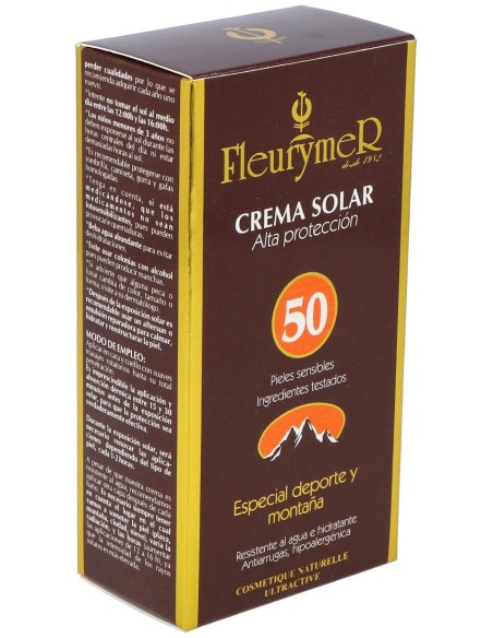 Fleurymer Crema Solar Facial Spf-50 Montaña