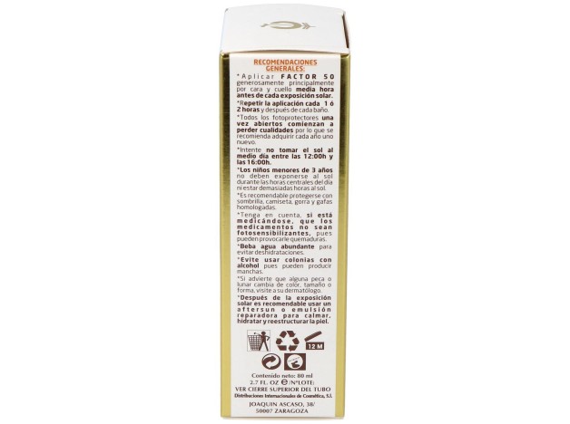 Fleurymer Crema Solar Facial Spf50 80Ml