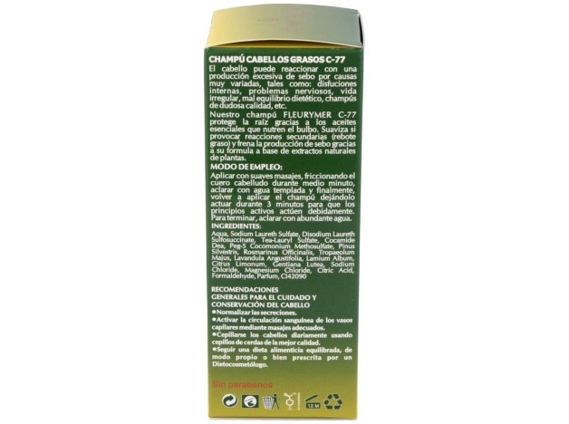 Fleurymer Champu Antigrasa C-77 200Ml