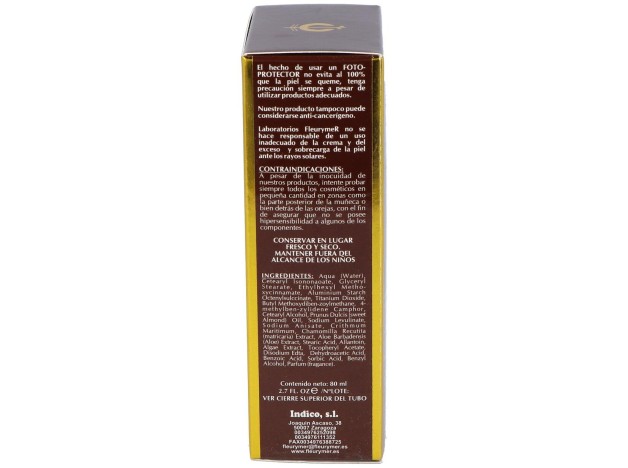 Fleurymer Crema Solar Facial Spf-50 Montaña