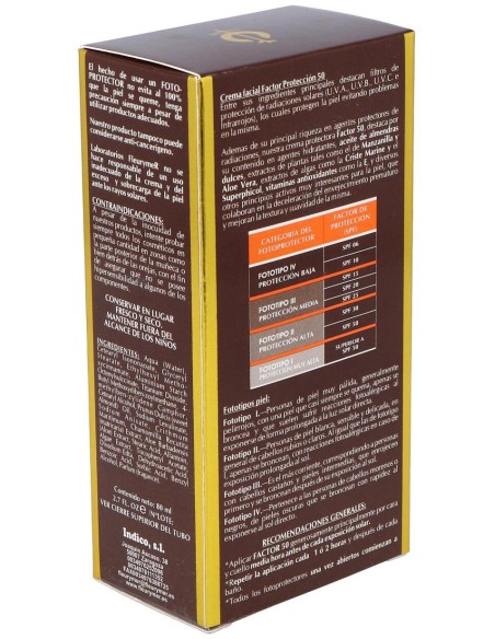 Fleurymer Crema Solar Facial Spf-50 Montaña