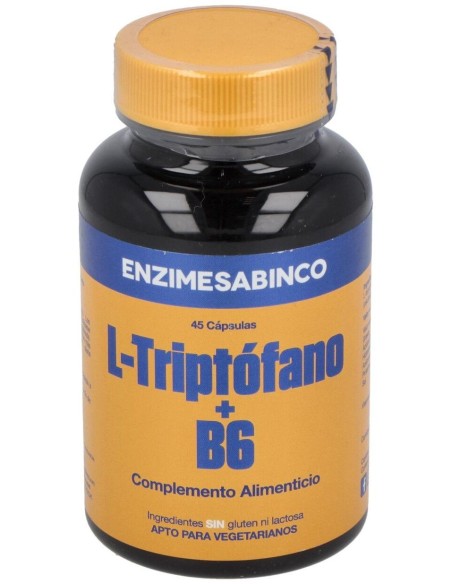 Enzime Sabinco L Triptofano 500Mg 45Caps