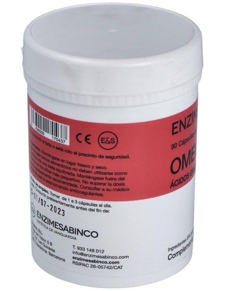 Enzime Sabinco Omega 3 6 9 1000Mg 90Caps