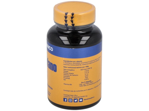 Enzime Sabinco L Triptofano 500Mg 45Caps
