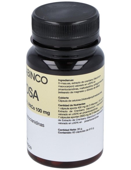 Enzime Sabinco D-Manosa 400Mg 60Caps
