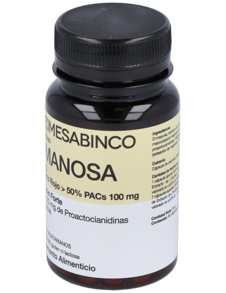 Enzime Sabinco D-Manosa 400Mg 60Caps