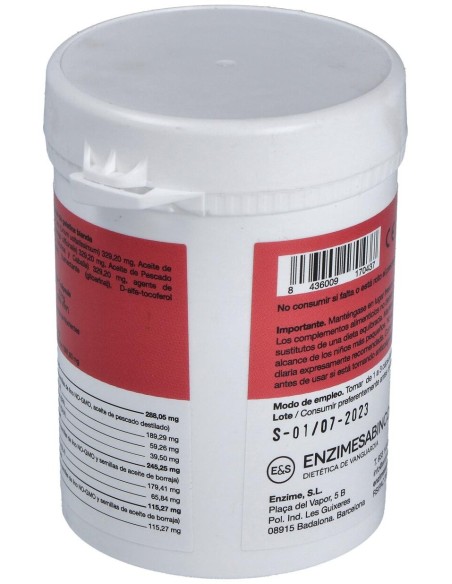 Enzime Sabinco Omega 3 6 9 1000Mg 90Caps