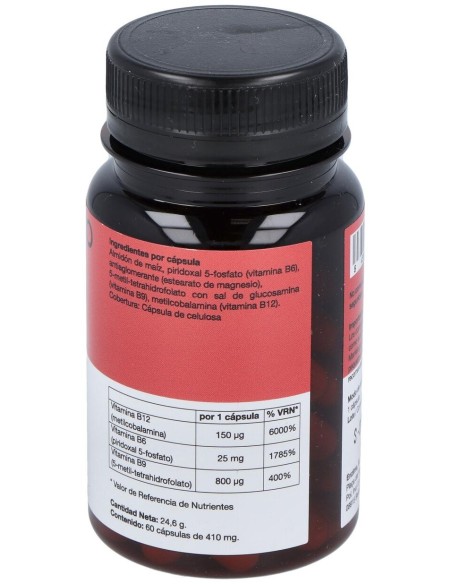 Enzime Sabinco B6 + B12 + Acido Folico Metiladas 60Caps