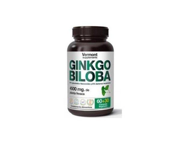 Vermont Supplements Ginkgo Biloba 60+30Caps