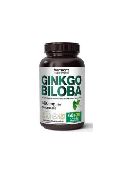 Vermont Supplements Ginkgo Biloba 60+30Caps