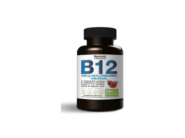 Vitamina B12 1000Mcg Sublingual 120Comp.