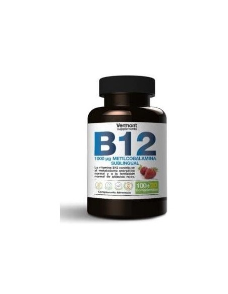 Vitamina B12 1000Mcg Sublingual 120Comp.