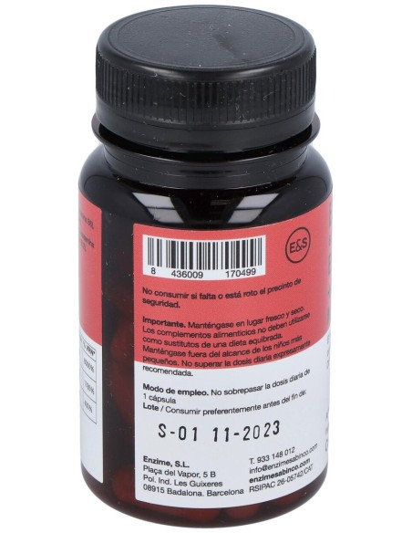 Enzime Sabinco B6 + B12 + Acido Folico Metiladas 60Caps