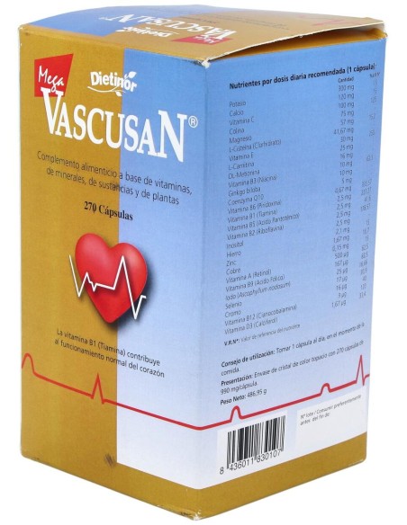 Mega Vascusan 270Capsulas