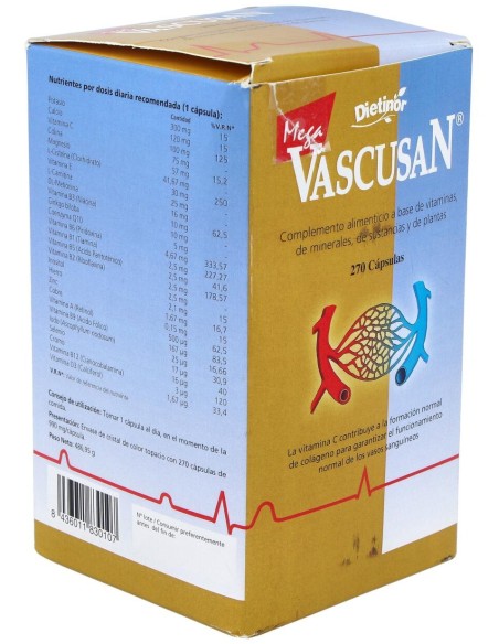 Mega Vascusan 270Capsulas