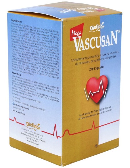 Mega Vascusan 270Capsulas