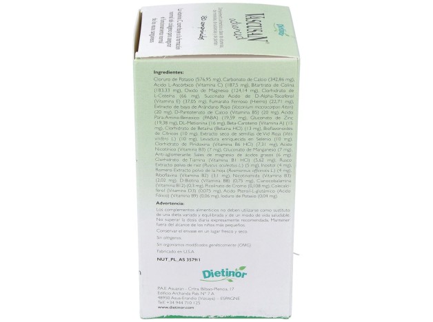 Dietinor Vascusan Advanced 180 Tabletas