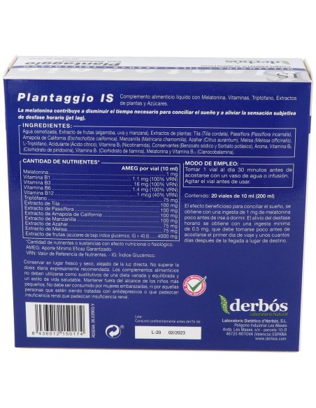 Plantaggio Is 20Amp.