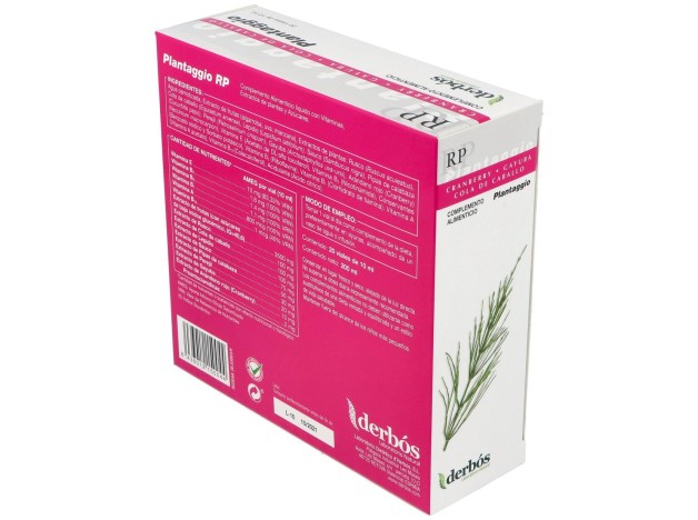 Derbós Plantaggio Rp 20 Ampollas