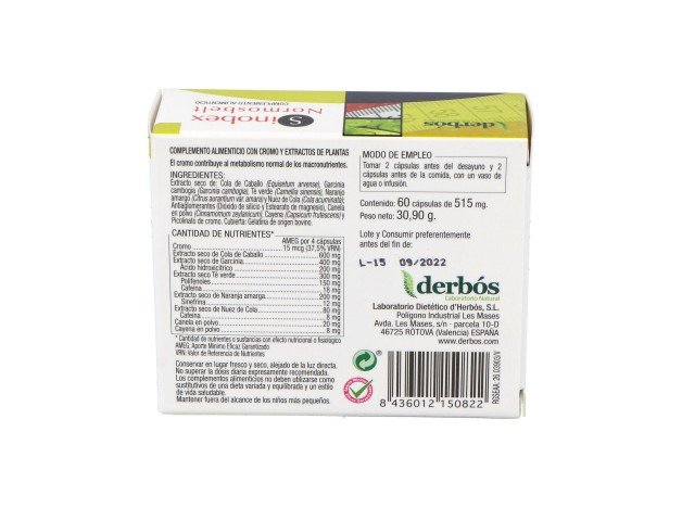 Derbos Sinobex 60Cáps